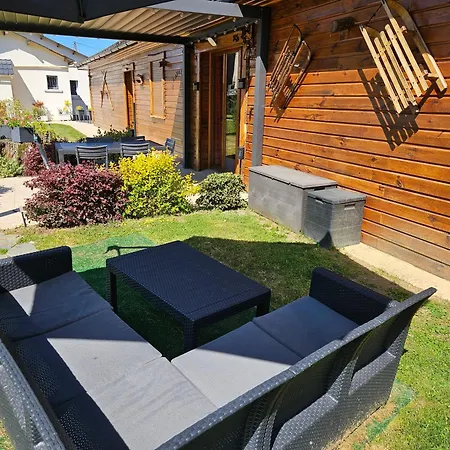 Chez Lavalou Gite 4* Chaleureux En Bois Lannemezan Exterior photo